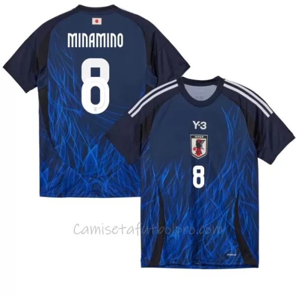 Camiseta Japón Minamino 8 Hombre 1ª Equipación 24/25