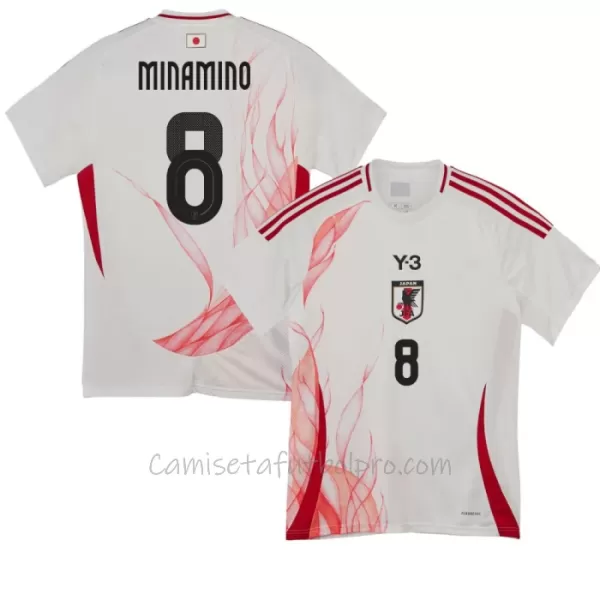 Camiseta Japón Minamino 8 Hombre 2ª Equipación 24/25