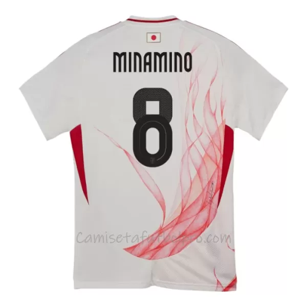 Camiseta Japón Minamino 8 Hombre 2ª Equipación 24/25