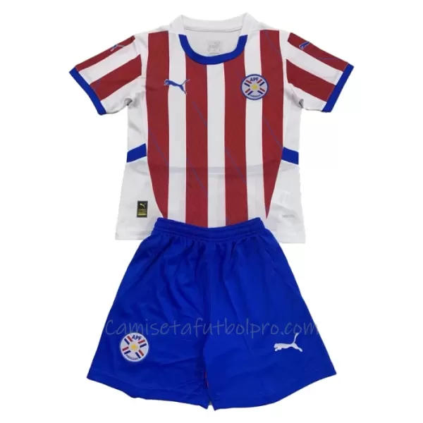 Camiseta Paraguay Niños 1ª Equipación 2024