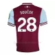 Camiseta West Ham United Soucek 28 Hombre 1ª Equipación 24/25