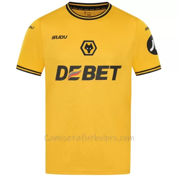 Camiseta Wolverhampton Wanderers Hombre 1ª Equipación 24/25