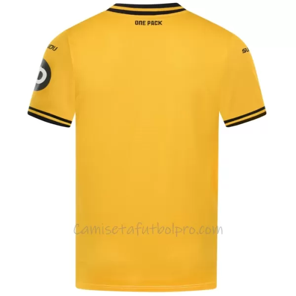 Camiseta Wolverhampton Wanderers Hombre 1ª Equipación 24/25