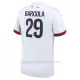 Camiseta Paris Saint-Germain Bradley Barcola 29 Hombre 2ª Equipación 24/25