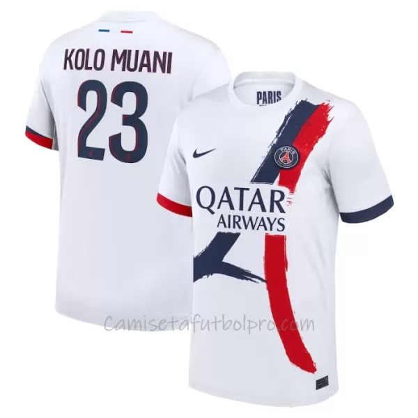 Camiseta Paris Saint-Germain Kolo Muani 23 Hombre 2ª Equipación 24/25