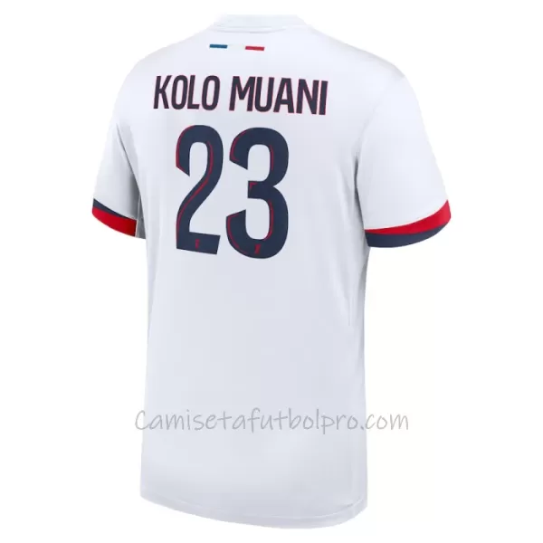 Camiseta Paris Saint-Germain Kolo Muani 23 Hombre 2ª Equipación 24/25