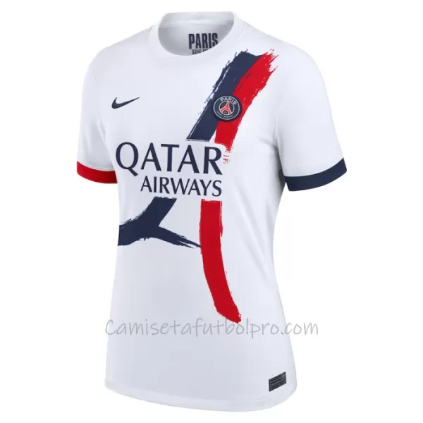 Camiseta Paris Saint-Germain Mujer 2ª Equipación 24/25