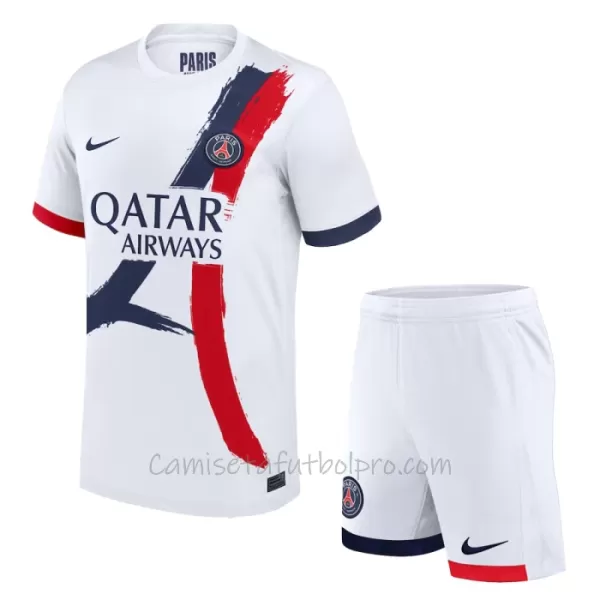 Camiseta Paris Saint-Germain Niños 2ª Equipación 24/25