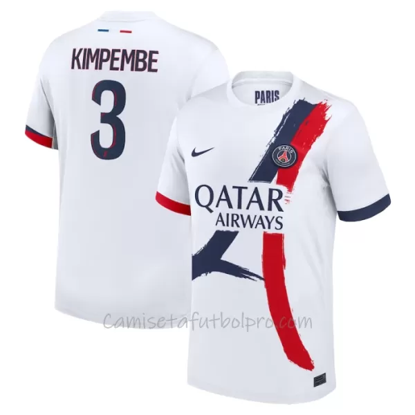 Camiseta Paris Saint-Germain Presnel Kimpembe 3 Hombre 2ª Equipación 24/25