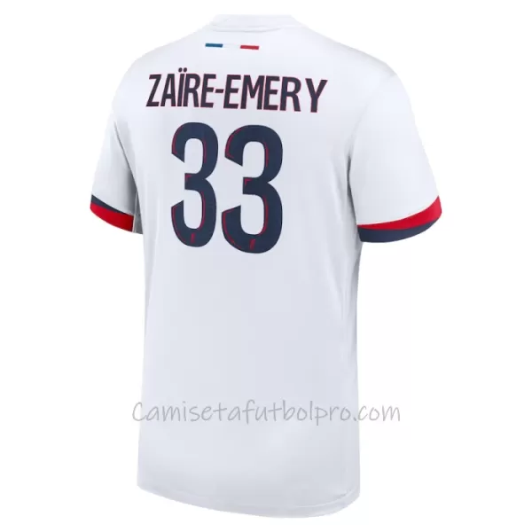 Camiseta Paris Saint-Germain Zaire Emery 33 Hombre 2ª Equipación 24/25