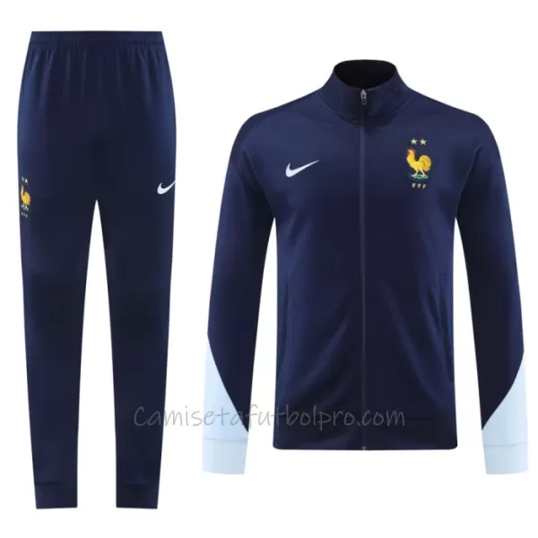 Conjunto De Chaqueta De Entrenamiento Francia Hombre 24/25 Navy