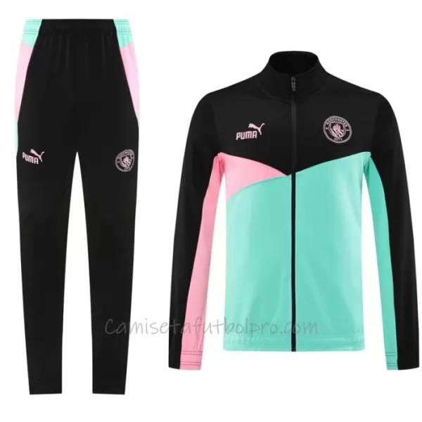 Conjunto De Chaqueta De Entrenamiento Manchester City Hombre 24/25 Verde