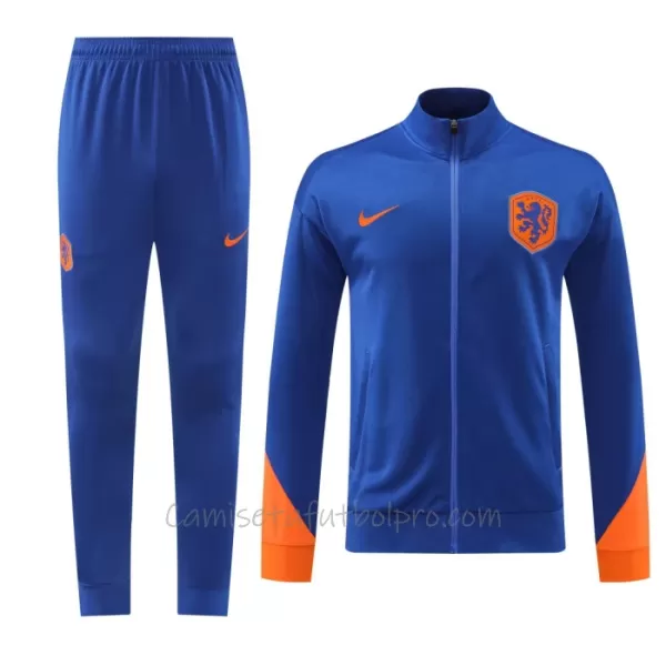 Conjunto De Chaqueta De Entrenamiento Países Bajos Hombre 24/25 Azul