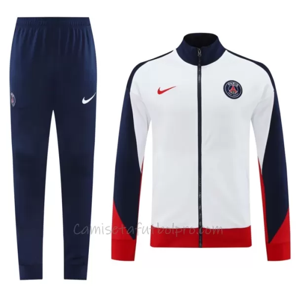 Conjunto De Chaqueta De Entrenamiento Paris Saint-Germain Hombre 24/25 Blanco