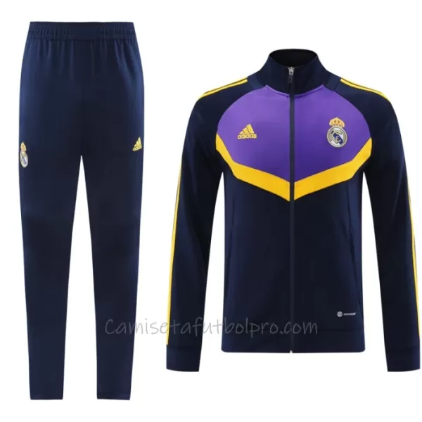 Conjunto De Chaqueta De Entrenamiento Real Madrid Hombre 24/25 Navy