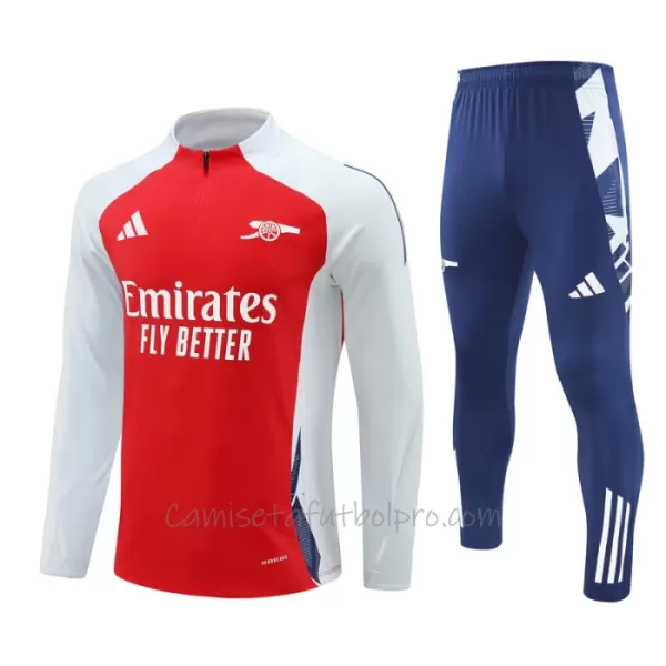 Conjunto de sudadera de entrenamiento Arsenal Hombre 24/25 Rojo