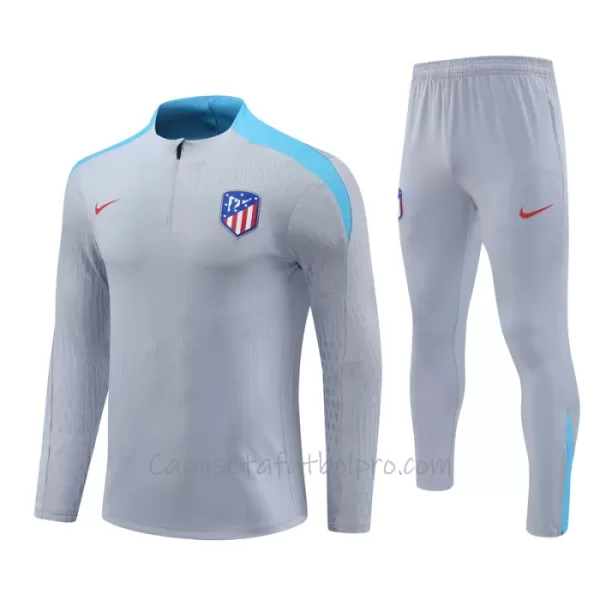 Conjunto de sudadera de entrenamiento Atlético Madrid Hombre 24/25 Gris