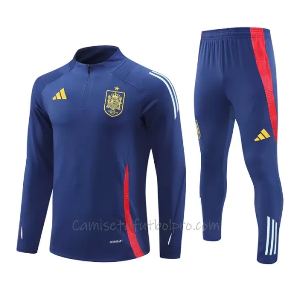 Conjunto de sudadera de entrenamiento España Hombre 24/25 Azul