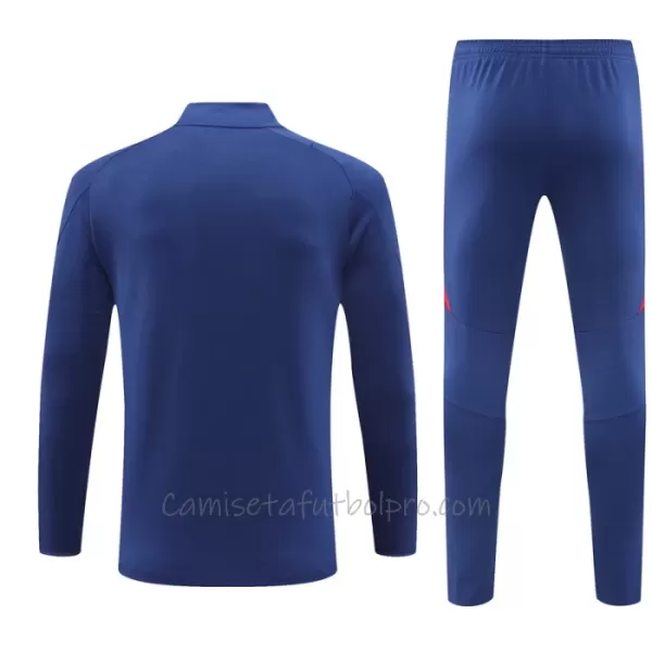 Conjunto de sudadera de entrenamiento España Hombre 24/25 Azul