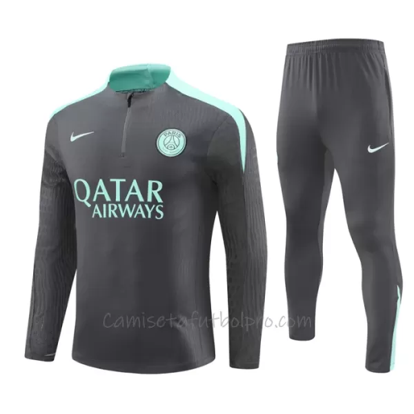 Conjunto de sudadera de entrenamiento Paris Saint-Germain Hombre 24/25 Gris