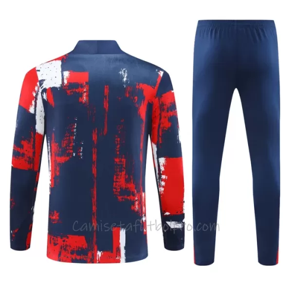 Conjunto de sudadera de entrenamiento Paris Saint-Germain Hombre 24/25 Rojo