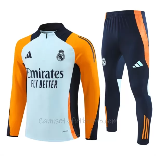 Conjunto de sudadera de entrenamiento Real Madrid Hombre 24/25 Azul