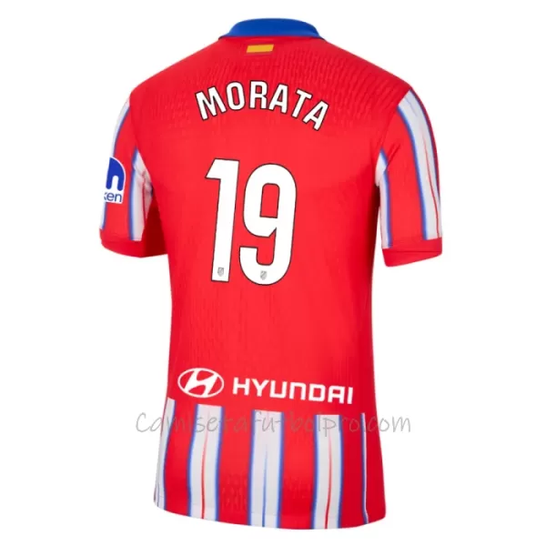 Camiseta Atlético Madrid Alvaro Morata 19 Hombre 1ª Equipación 24/25