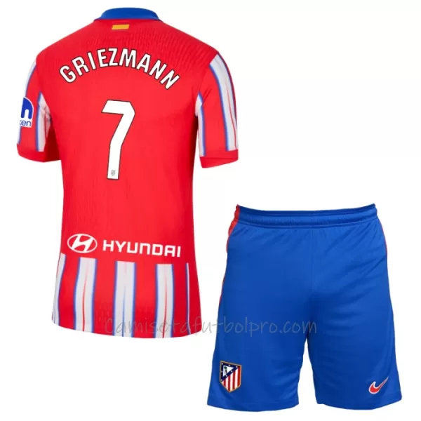 Camiseta Atlético Madrid Antoine Griezmann 7 Niños 1ª Equipación 24/25