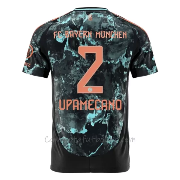 Camiseta FC Bayern Múnich Dayot Upamecano 2 Hombre 2ª Equipación 24/25