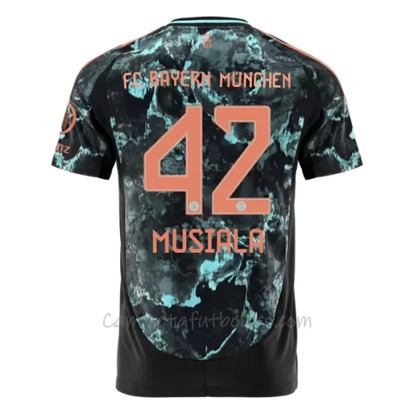 Camiseta FC Bayern Múnich Jamal Musiala 42 Hombre 2ª Equipación 24/25