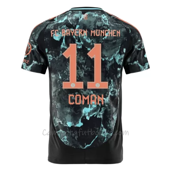 Camiseta FC Bayern Múnich Kingsley Coman 11 Hombre 2ª Equipación 24/25