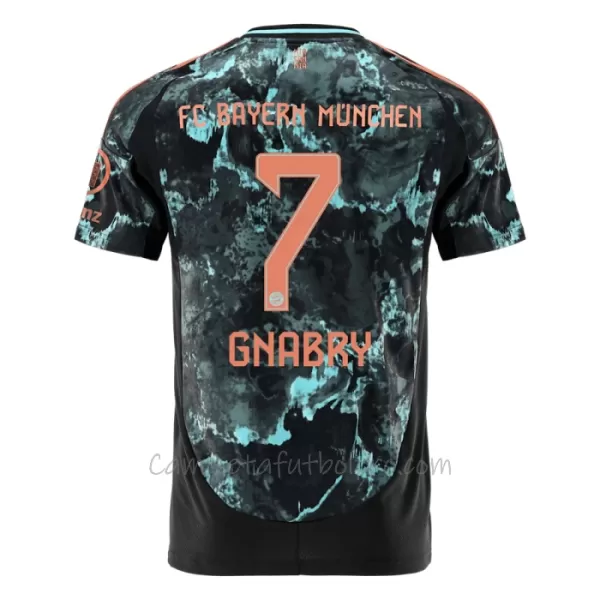 Camiseta FC Bayern Múnich Serge Gnabry 7 Hombre 2ª Equipación 24/25