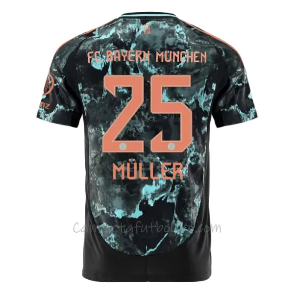 Camiseta FC Bayern Múnich Thomas Müller 25 Hombre 2ª Equipación 24/25