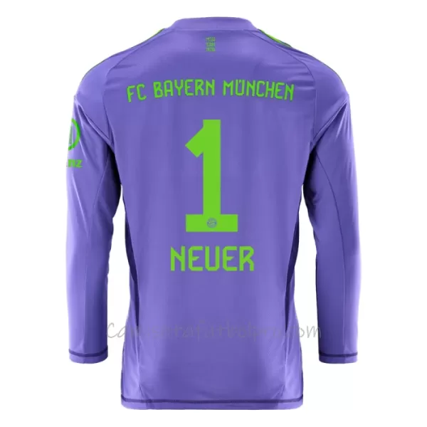 Camiseta Portero FC Bayern Múnich Manuel Neuer 1 Hombre 2ª Equipación 24/25