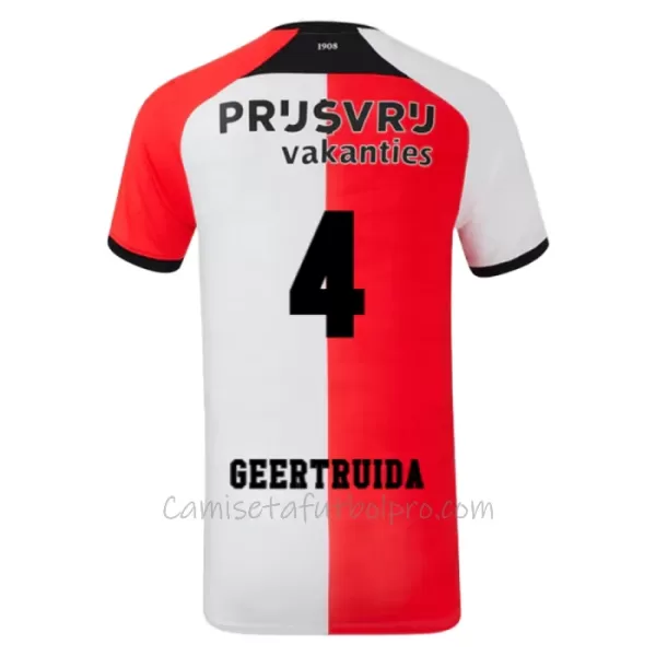 Camiseta Feyenoord Rotterdam Geertruida 4 Hombre 1ª Equipación 24/25