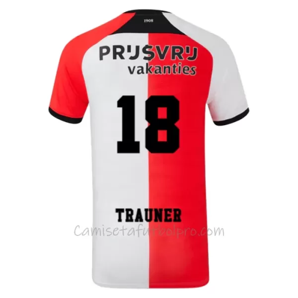 Camiseta Feyenoord Rotterdam Trauner 18 Hombre 1ª Equipación 24/25