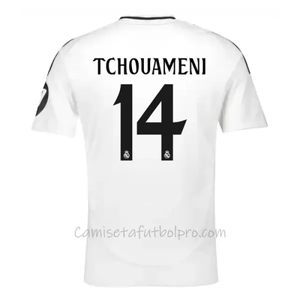 Camiseta Real Madrid Aurélien Tchouaméni 14 Hombre 1ª Equipación 24/25