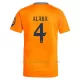 Camiseta Real Madrid David Alaba 4 Hombre 2ª Equipación 24/25