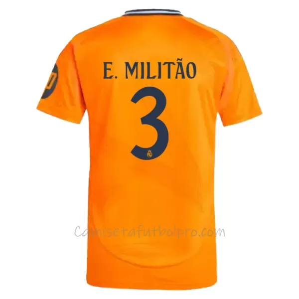 Camiseta Real Madrid Éder Militão 3 Hombre 2ª Equipación 24/25