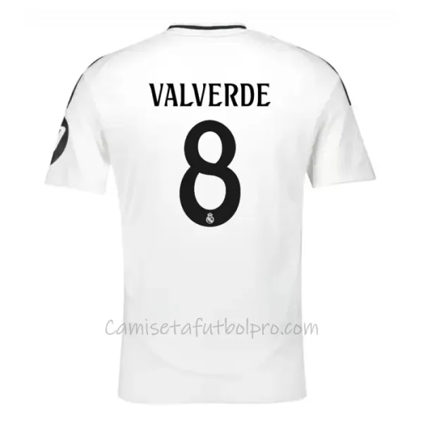 Camiseta Real Madrid Federico Valverde 8 Hombre 1ª Equipación 24/25