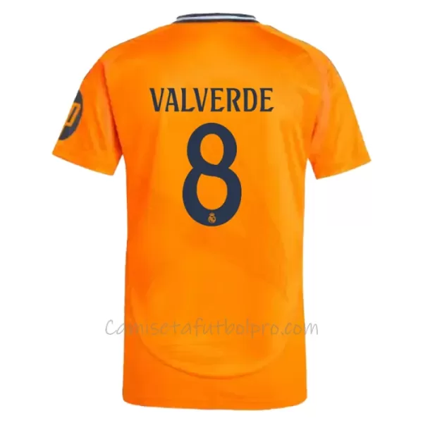 Camiseta Real Madrid Federico Valverde 8 Hombre 2ª Equipación 24/25