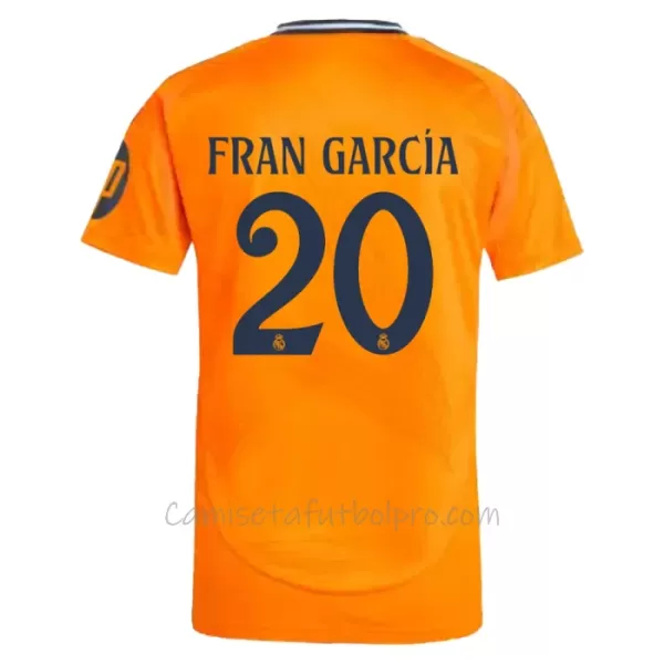 Camiseta Real Madrid Fran Garcia 20 Hombre 2ª Equipación 24/25