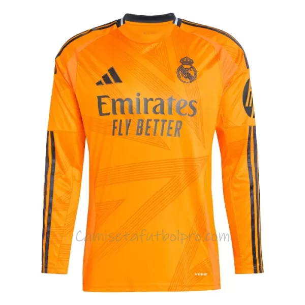 Camiseta Real Madrid Hombre 2ª Equipación 24/25 Manga Larga