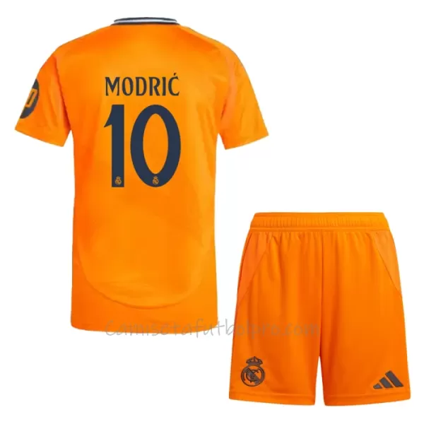 Camiseta Real Madrid Luka Modrić 10 Niños 2ª Equipación 24/25