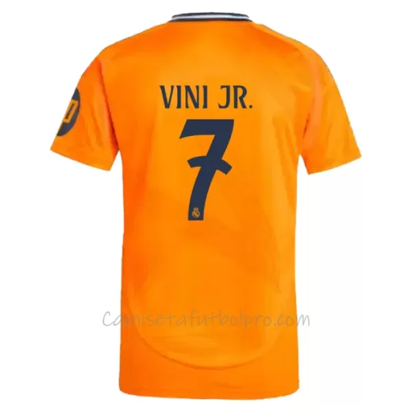 Camiseta Real Madrid Vinicius Junior 7 Hombre 2ª Equipación 24/25