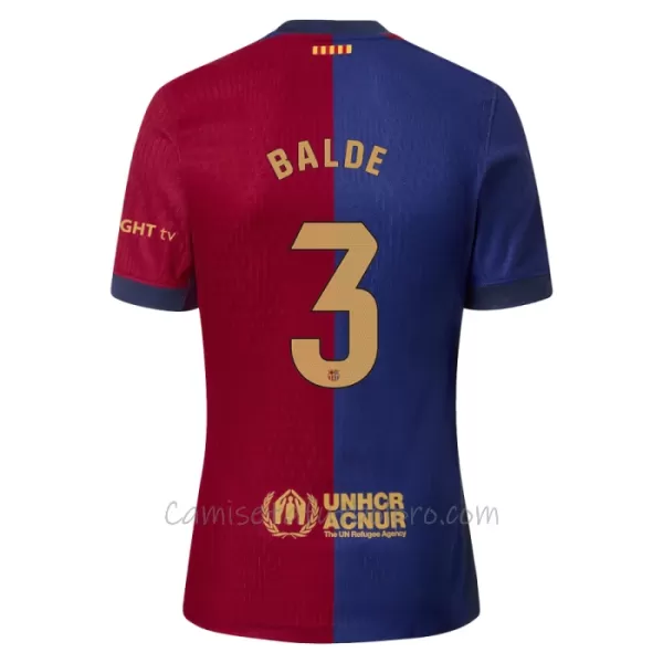 Camiseta FC Barcelona Alejandro Balde 3 Hombre 1ª Equipación 24/25