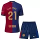 Camiseta FC Barcelona Frenkie de Jong 21 Niños 1ª Equipación 24/25