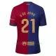 Camiseta FC Barcelona Frenkie de Jong 21 Niños 1ª Equipación 24/25