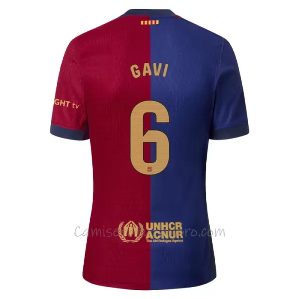 Camiseta FC Barcelona Gavi 6 Hombre 1ª Equipación 24/25