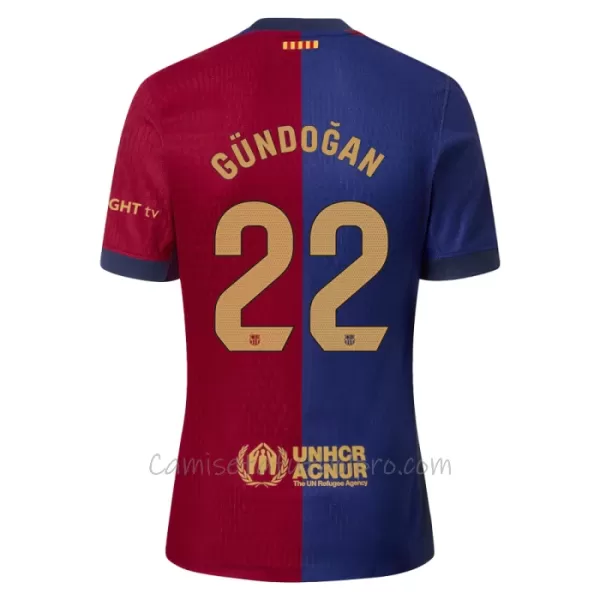 Camiseta FC Barcelona Ilkay Gündogan 22 Hombre 1ª Equipación 24/25